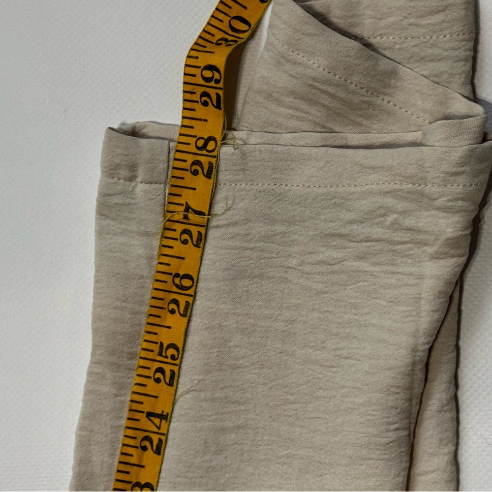 FREEOAK Beige Wide-Leg Paperbag Pants — Size S (NWOT) - Picture 4 of 7